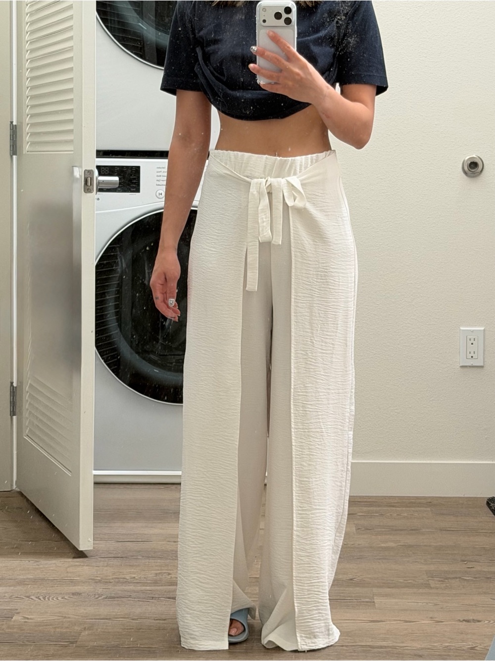 ZARA slit pants